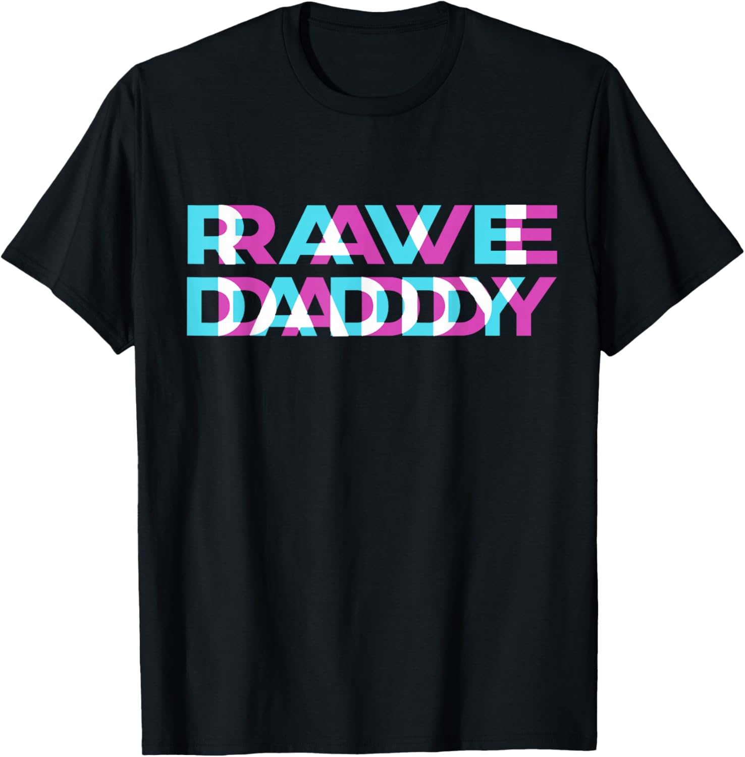 Rave EDM Daddy Music Festival Father Optical Trippy Illusion T-Shirt S разноцветный