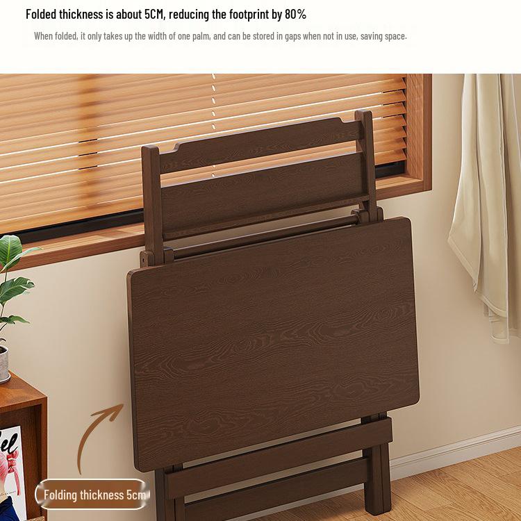 Portable Folding Study Desk - Compact, No Assembly Needed