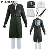 Útok Titánů Anime Cosplay Kostým Shingeki No Kyojin Kabát Vojenská Bunda Oddíl Průzkumu Oblečení pro Halloweenskou Tematickou Párty Dospělý