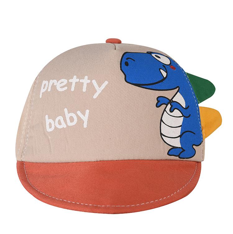 Gorros Para Bebé Søt Dinosaur Baby Bøttehatt Sommer Nyfødt Baseball Cap Utendørs Strand Barn Baby Gutt Jente Tegneserie solhatter