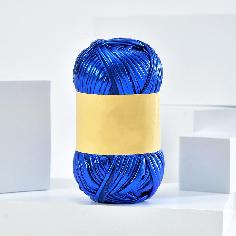 Imitation Leather Cloth Yarn Multi-Color Segment Dyed Jewelry Accessory Yarn Total 600g