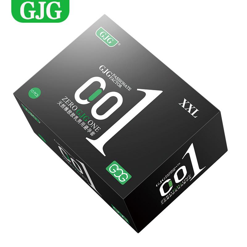 GJG Ultra-Thin 001 Condoms for Men - Long-Lasting, Genuine, Safe, Bare Skin Feel