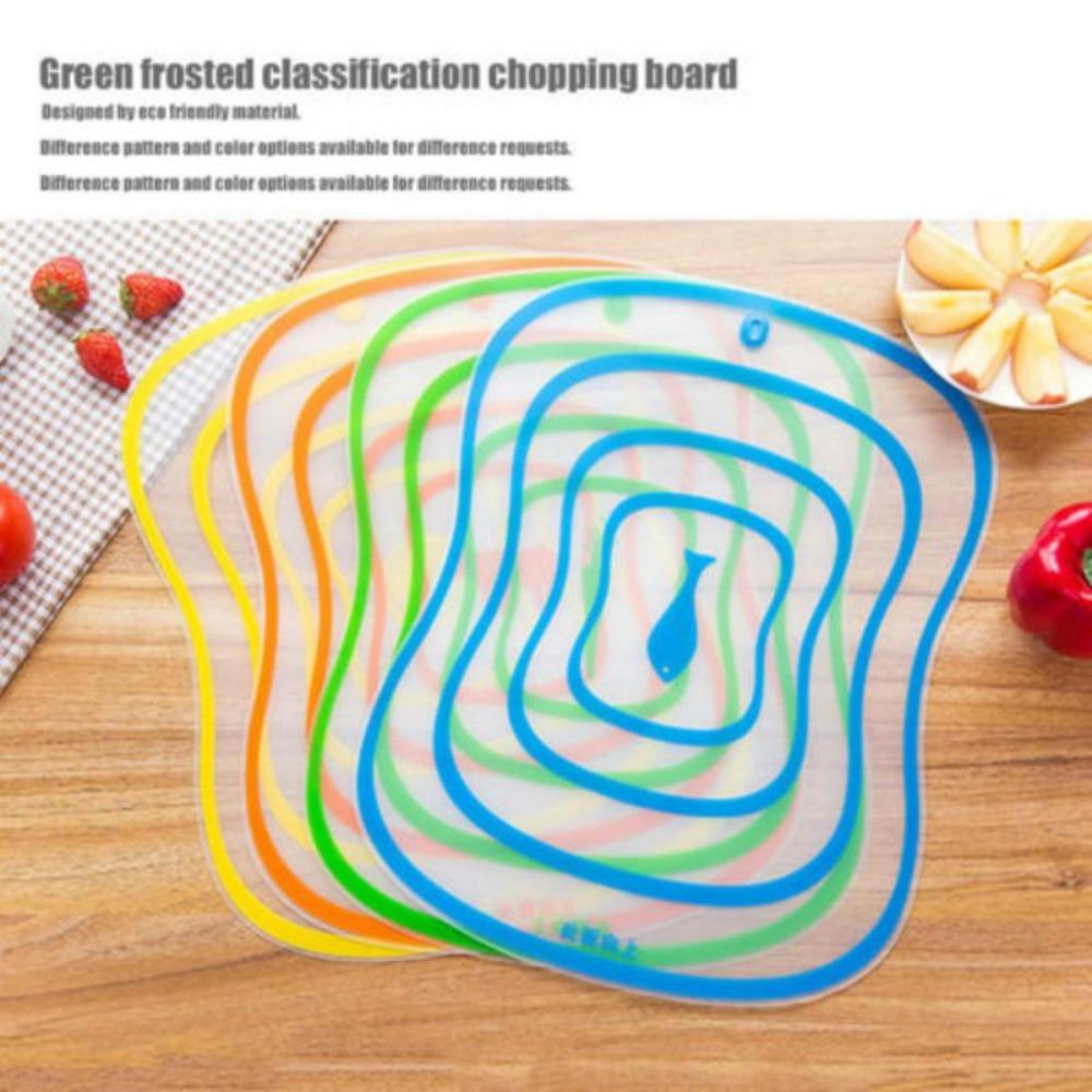 1 ks Plastové krájecí prkénko Protiskluzové Matné Kuchyňské Prkénko na Zeleninu Maso Kuchyňské Doplňky