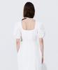 Bundercammer Pearl Balloon Line Dress_White