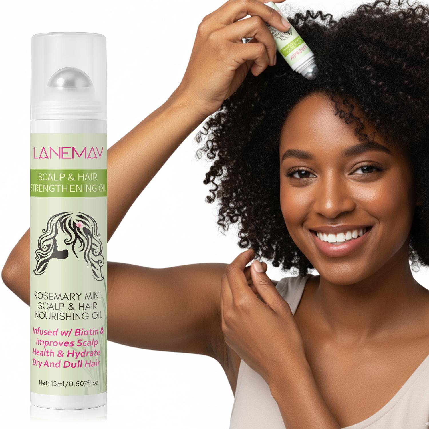 Scalp & Hair Strengthening Oil-Strengthening Hair Strands From The Roots To The Tips-Suitable For All Hair Types, 15ml