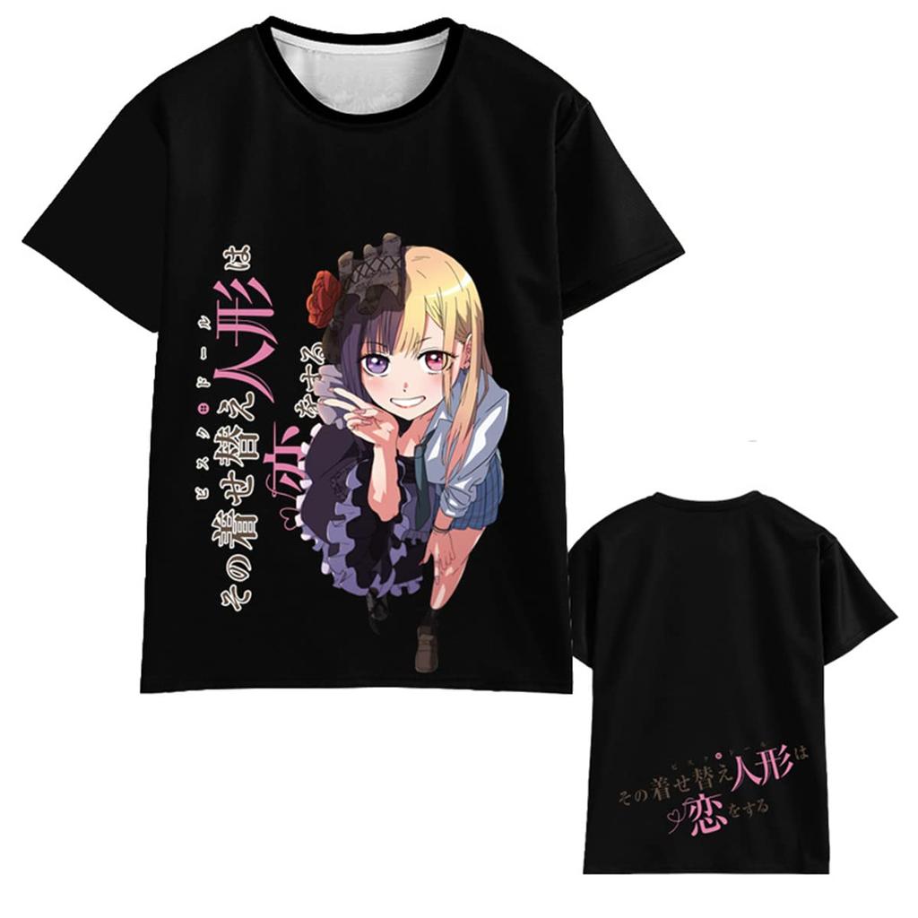 Anime Manga My Dress Up Darling T Shirts 3D Print Men Woman Casual T-Shirt Streetwear Oversized Harajuku Kids Tops Tees Clothing