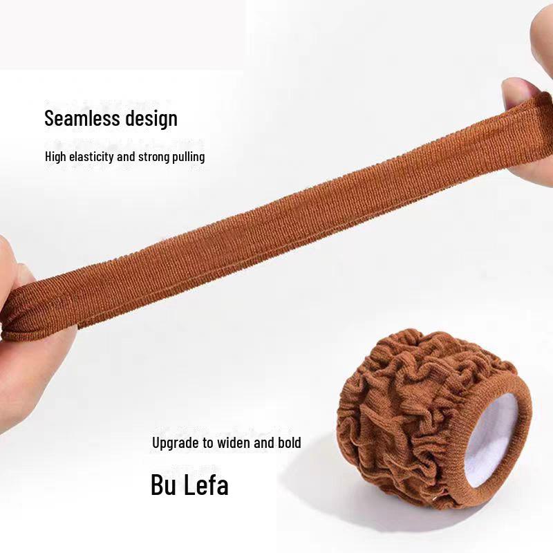 Women's Thick Elastic Headband & Seamless Hair Tie for Autumn/Winter