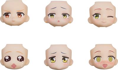 Good Smile Company SMILE Nendoroid More Anime the Replacement Face Selection Plastic Painted Completed Trading Figure Box of 6 (GOOD COMPANY) "Bocchi