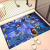 Huggy Wuggy Print Rug, Washable Floor Carpet, For Entryway Dorm Laundry Room Office Study, Home Decor Birthday Christmas Gift