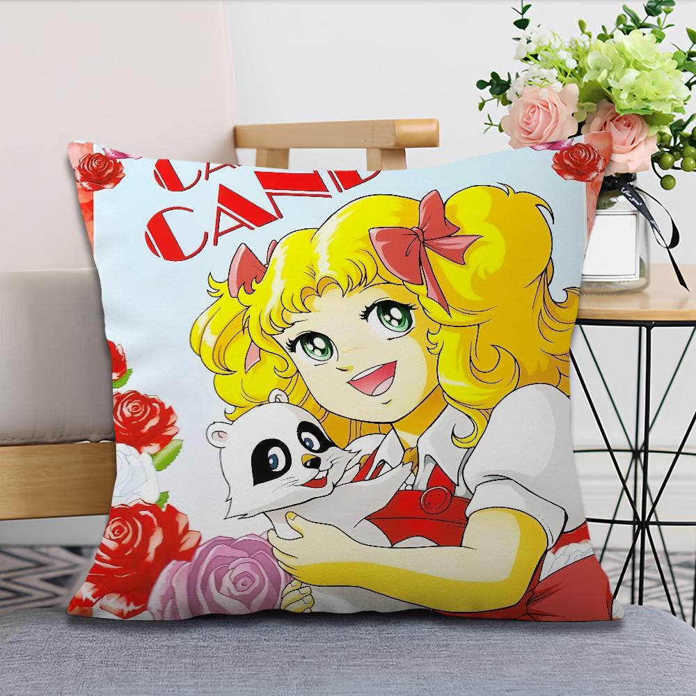 Soft Comfortable Candy Pillow Anime Caeroon Case for Cute Sofa Living Room Home Office Decor Protective Candy Sweet Covers