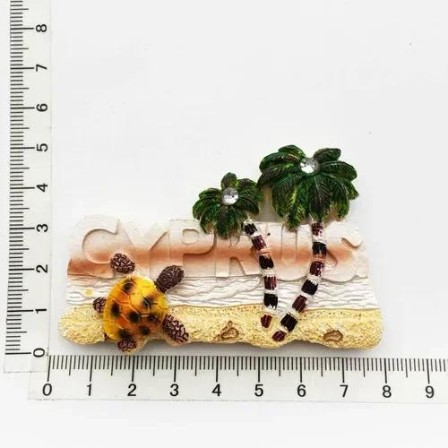 Μαγνήτες ψυγείου Κύπρου, Τουριστικά σουβενίρ, Μεσογειακό μαγνητικό αυτοκόλλητο ψυγείου, Διακόσμηση σπιτιού, Imanes Para El Refrigerador