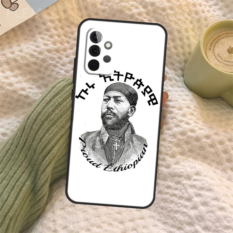 Emperor Menelik Ii Of Ethiopia Adwa Phone Case For Samsung Galaxy A34 A54 A14 A13 A12 A32 A52 A22 A72 A31 A51 A71 A52S A53 Cover