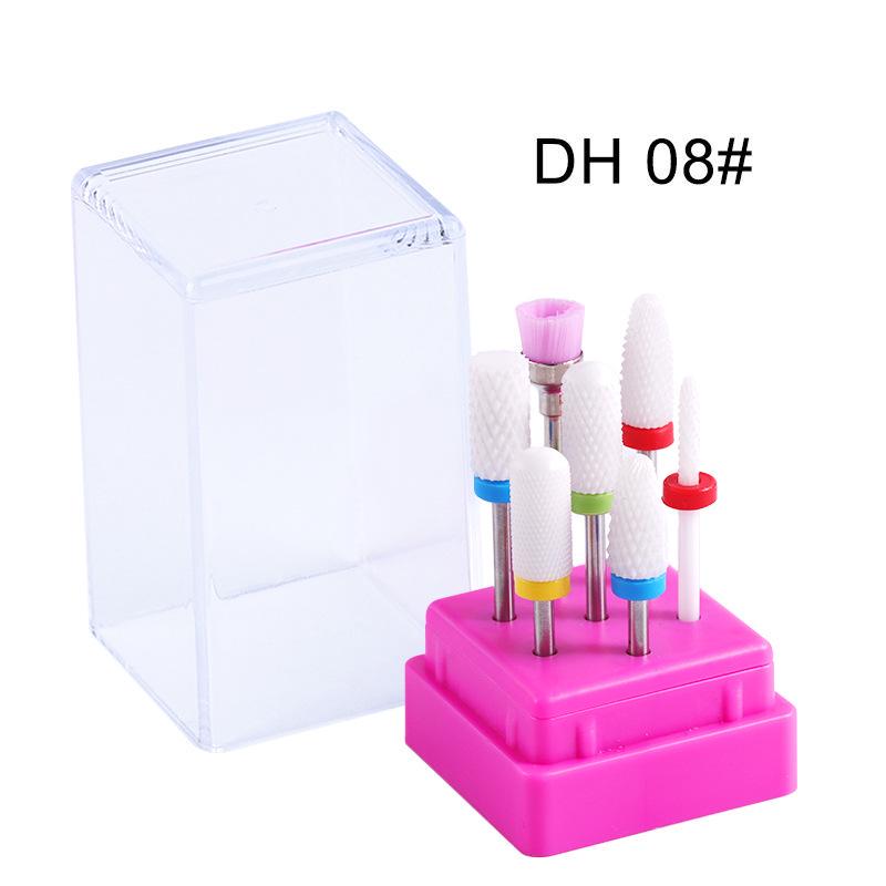 Nail Ceramics Tungsten Steel Alloy Grinding Head Set Grinding Machine Special Grinding Head Brush Polishing Tool