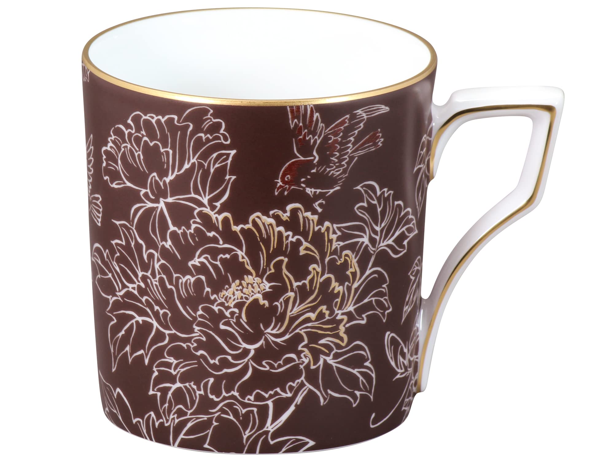 

Okura Touen [Okura Touen x Chiso] Garden of Silence Mug, Coffee/Tea, Approx. 320cc, Made in Japan, 127C/C307