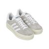 adidas Gazelle Bold Grey White Women Sneakers Grey-Two Cloud-White Core-White HQ6893