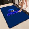 Sonic Hedgehog Carpet Bath Mat Plush Rug Small Rug Living Room Rug Bedroom Rug Machine Washable