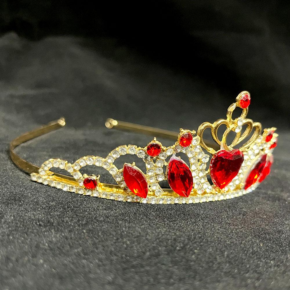 1pc Elegant Princess Bride Crystal Crown Rhinestone Wedding Tiara for Prom Special Events Children's Hair Zircon Accessories