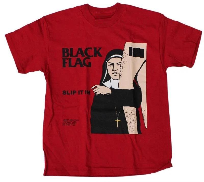 

Black Flag Band T-shirt Slip It In Album Tee SST Records M