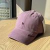 Korean-style Simple Trendy Letter Embroidered Soft-top Baseball Cap for Women, Makes the Face Look Smaller, Korean Version, Casual and Versatile