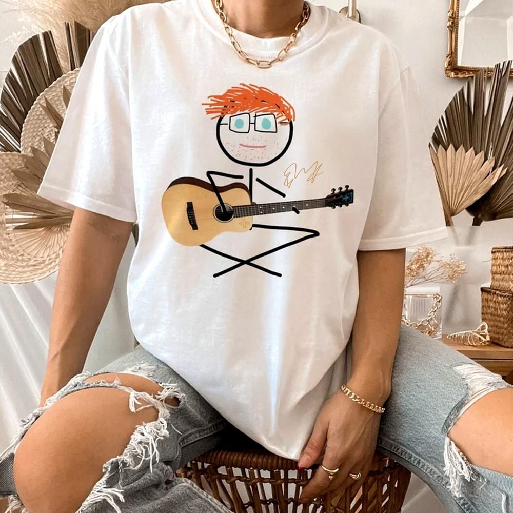 New Ed Sheeran Meme Shir Funny Cotton Black T-Shirt Unisex T-Shirt S