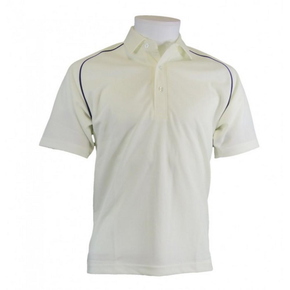 Carta Sport Mens Contrast Piping Cricket Shirt