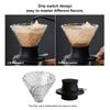 Coffee Dripper for V01 V02 Filter Paper,Hand Brew Drip Coffee Machine Filter Holder,Drinkware Tea Infuser Loose Leaf Tea Tools