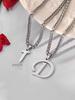 26-Letter Pendant Anklet: Stainless Steel Simple Design Foot Jewelry