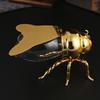 Little Bee Seasoning Box Golden Large Bee Sugar Cup Household European Kitchen Seasoning Box with Spoon Storage Jar High-end