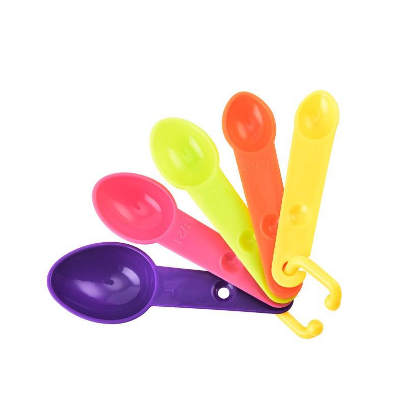 Colorful Plastic Measuring Cups & Spoons Set for Baking - Ample Stock Available
