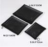 1pcs Unisex Mesh Clear Cosmetic Bags Small Large Black Makeup Bag Portable Travel Toiletry Organizer Case Lipstick Storage Pouch