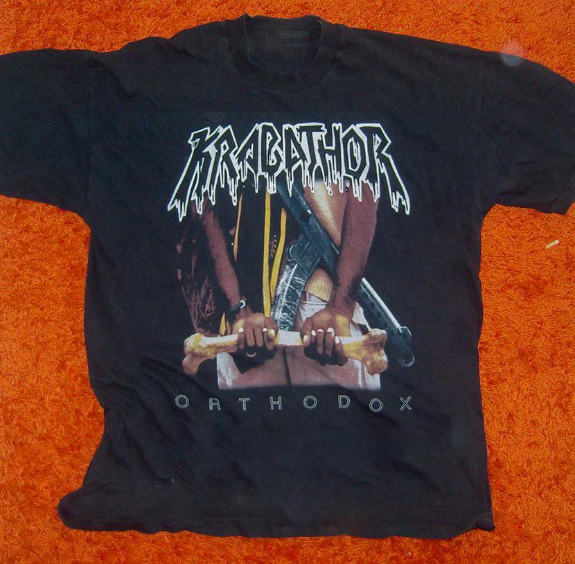 Хлопковая футболка Krabathor Band Orthodox Unisex SB236 Унисекс футболка XL