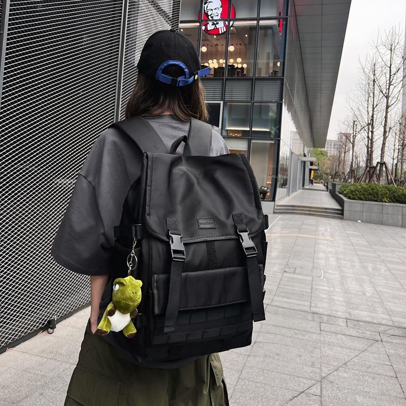 Schoolbag1011 new trendy cool men's large-capacity backpack gender-free travel backpack casual portable personalized schoolbag