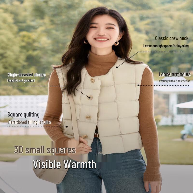Yalu Women's Lightweight Duck Down Vest