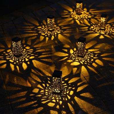 Tomshine DC2V Solar Powered Energy LEDs Lawn Lamp Hollow Pattern Design Lighting Sensor Decorative Landscape Light Outdoor IP65