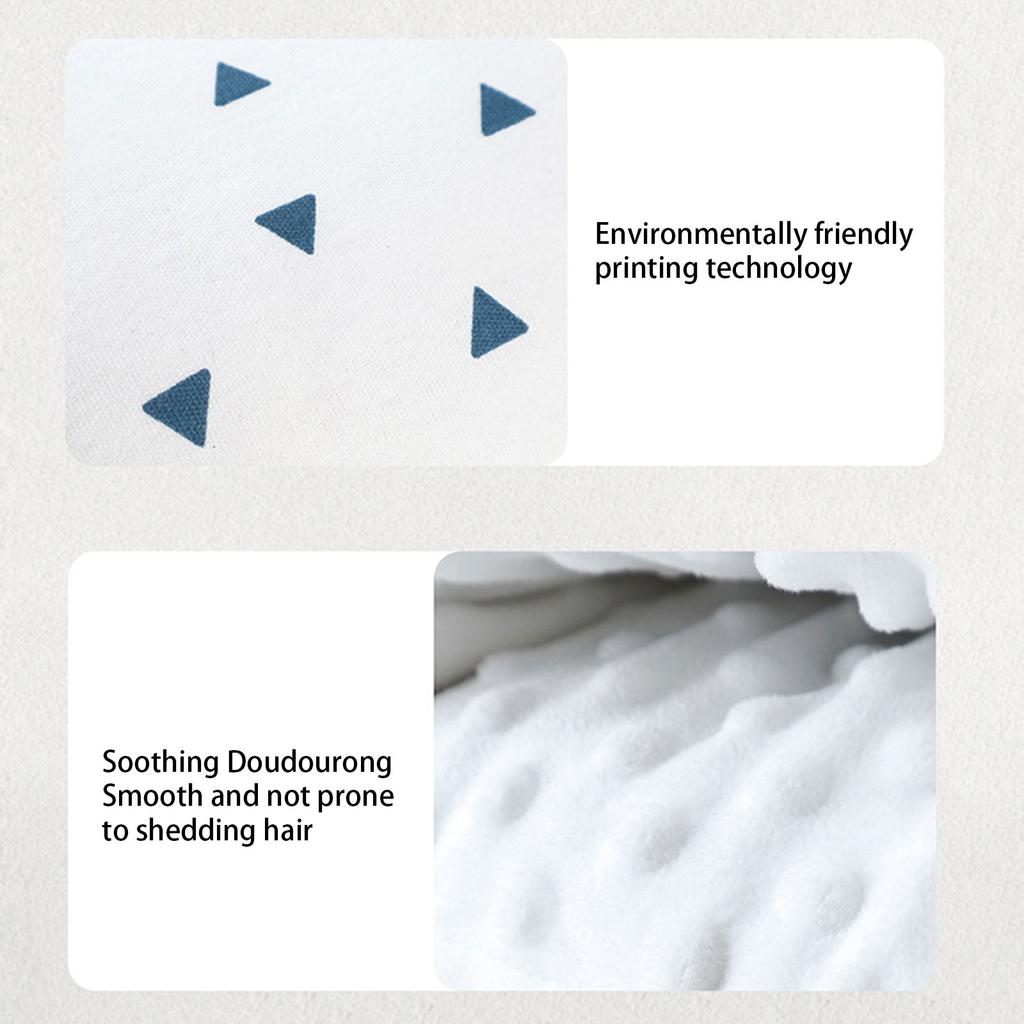 Printed Pattern Arm Pillow Baby Nursing Pillow Breastfeeding Pillow Cotton Bottle Feeding Pillows for Newborn Toddler