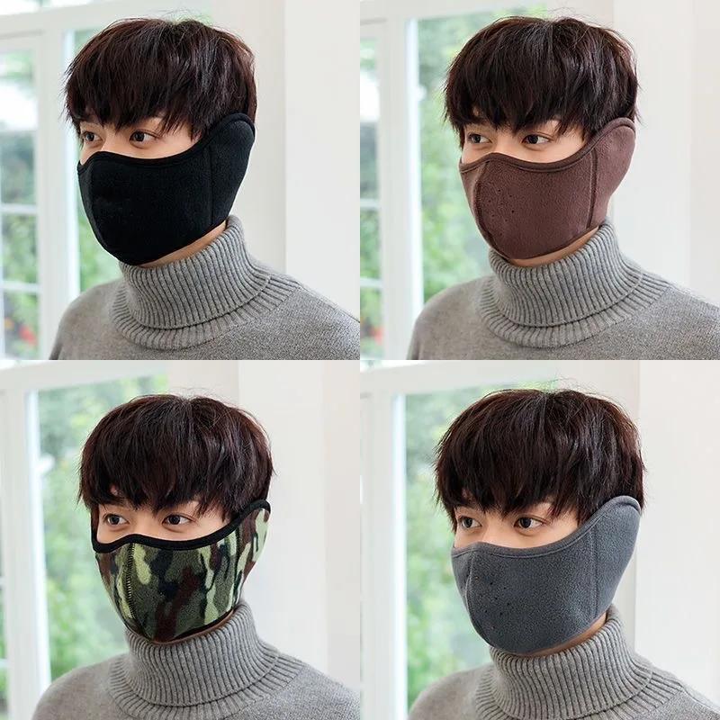 Winter Unisex Warm Fleece Mask Windproof Cycling Facemask Anti Dust Reusable Outdoor Sports Thermal Headwear