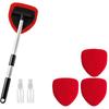 Telescopic Microfiber Car Window Cleaning & Defogging Brush Set