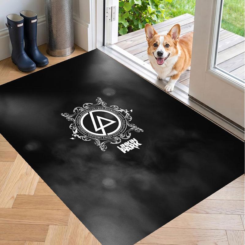 Soft Floor Carpet Linkin Park Pattern Area Rug Decorative Mat For Home Room Decoration