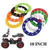 2 Stück 10-Zoll ATV Radzierblende Nabenabdeckung Dekoration Felgenkappe Universelles Fahrzeug Allradfahrzeug Rad Kunststoffabdeckung Passend für 10-Zoll-Reifen