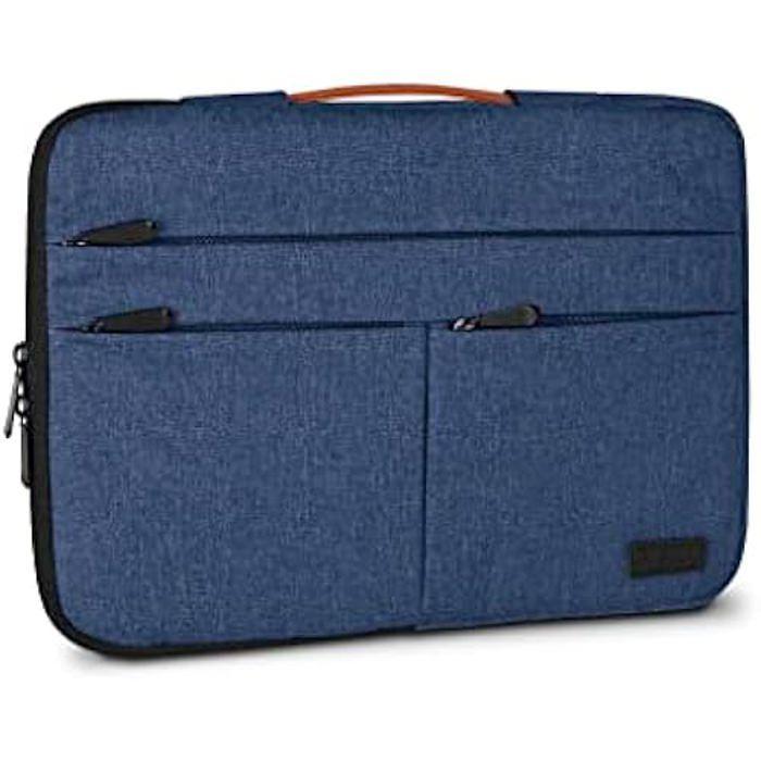 Housse - SUBBLIM - Air Padding 360 Sleeve - 15,6 pouces - Bleu - Polyester Oxford résistant