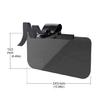 Easy Install Universal Shatterproof Anti Glares Visors 180 Degree Adjustable Fit SUV Truck Cars High Clear Lens Compacte