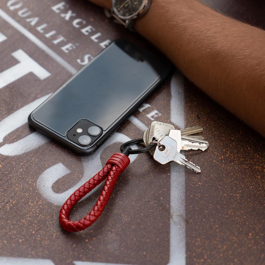 PU Brelok Samochód ze Stalowym Kółkiem Dodatkowe Kółko na Małe Klucze Idealny na Klucze do Domu Dostarczany w Pudełku Prezentowym dla Mężczyzn i Kobiet [SERASAR] - - Samochód,