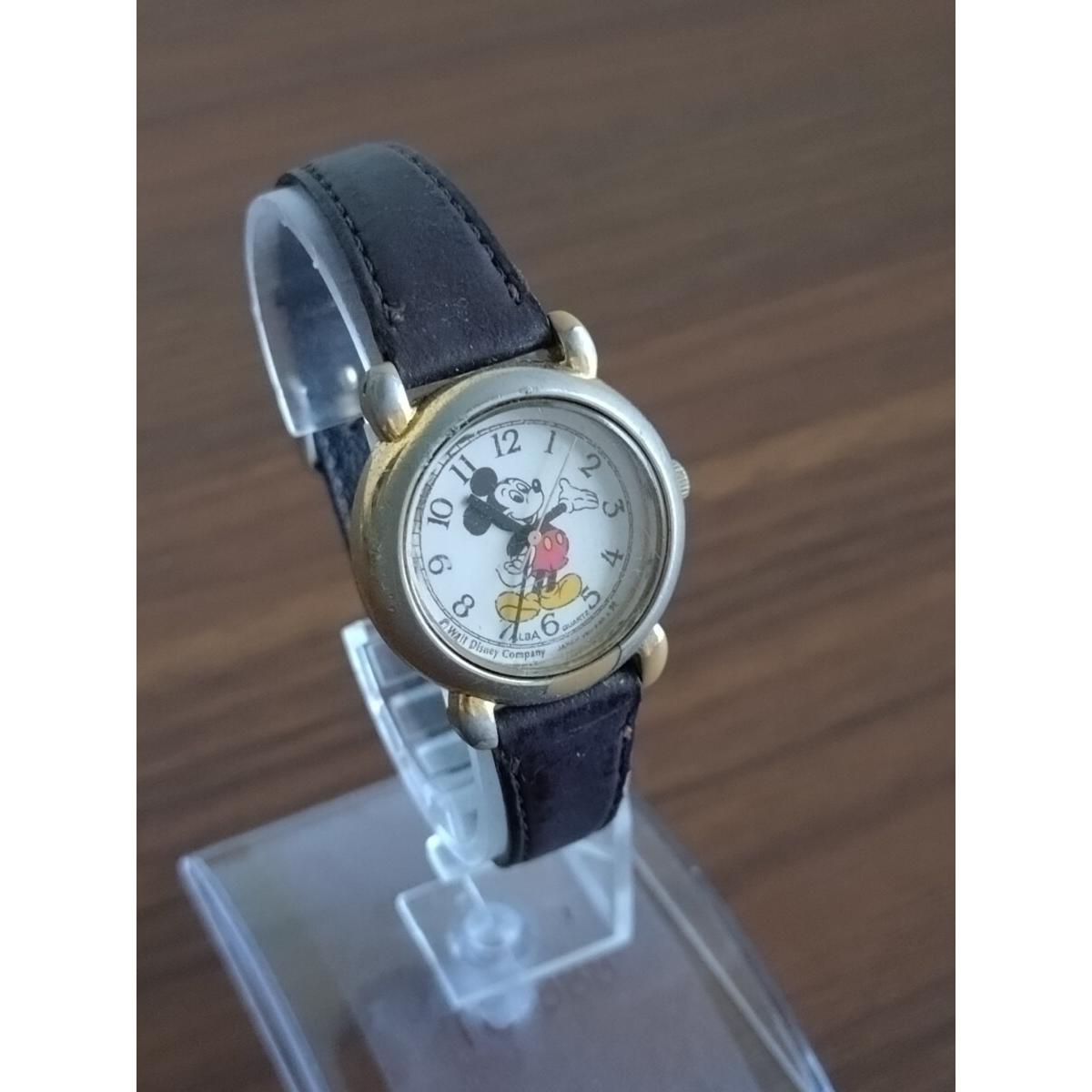 [Operation not confirmed] SEIKO ALBA Mickey Watch Retro Wristwatch Ladies 3001