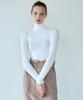 Nigaennikol [Essential] Slim Turtleneck Top_Ivory
