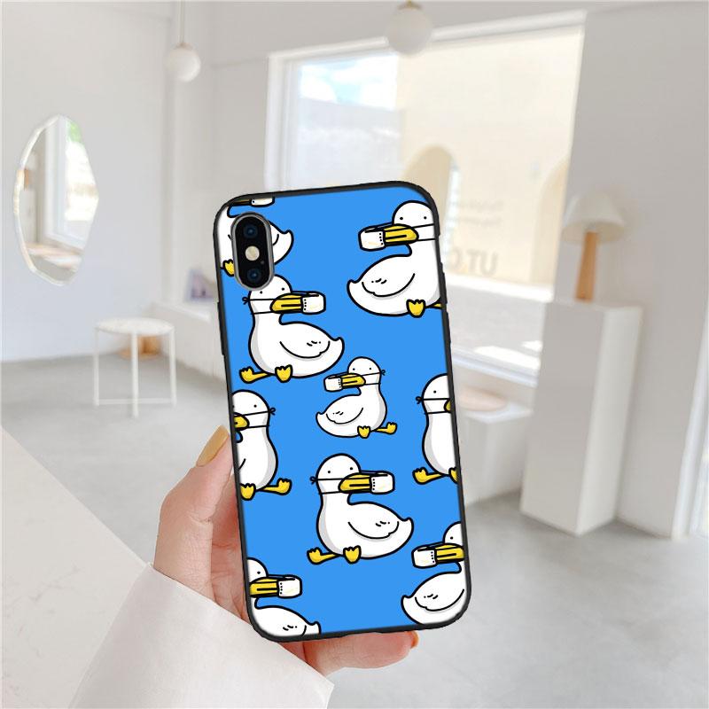 FM20 DUCK Cartoon Soft Shell Phone Case for Redmi Note 10 11 12 Pro Max 10S 10C 10T 11A 11S 12S 12C