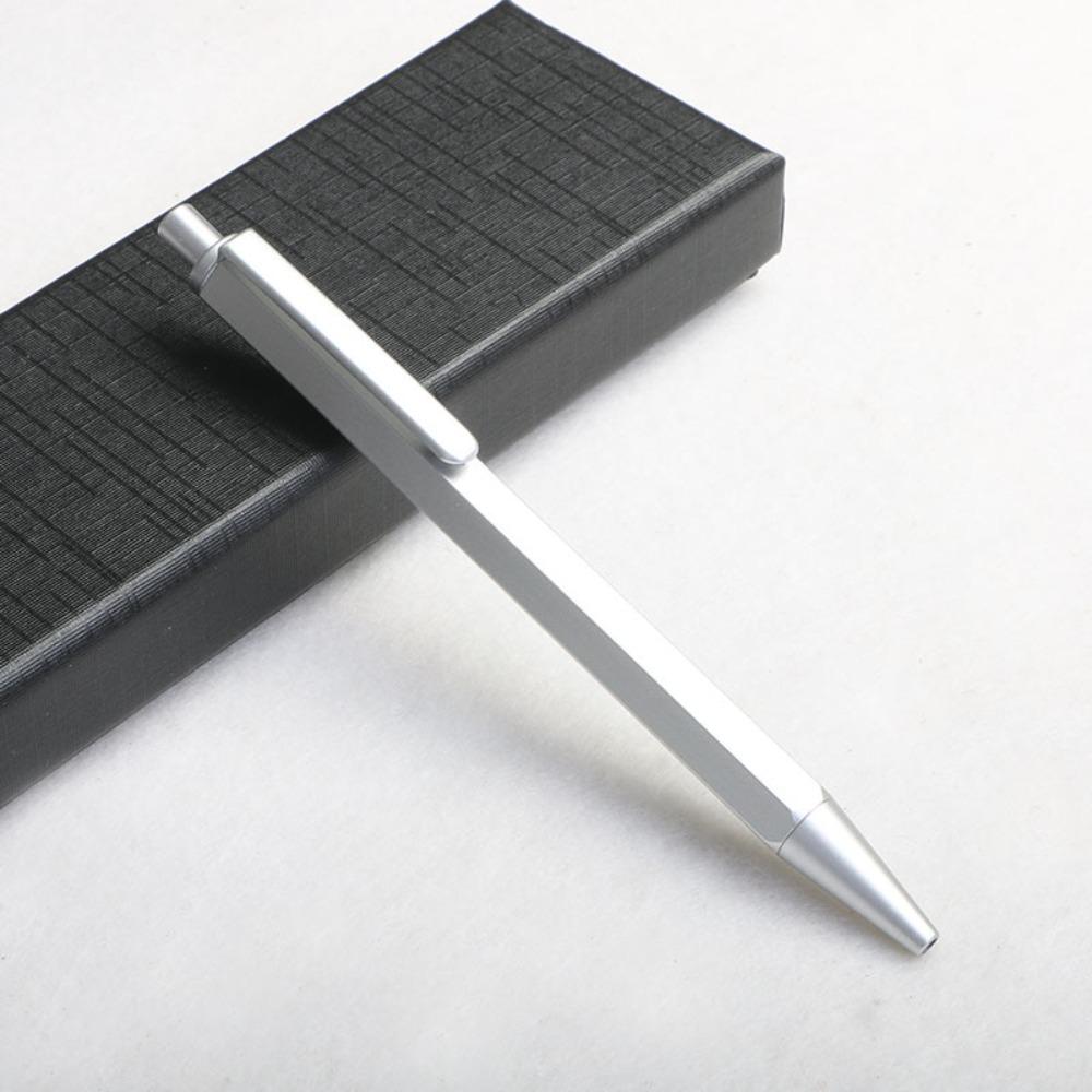 All Metal Ballpoint Pen Press Type Writing Pen Refillable Executive Pen  School Office