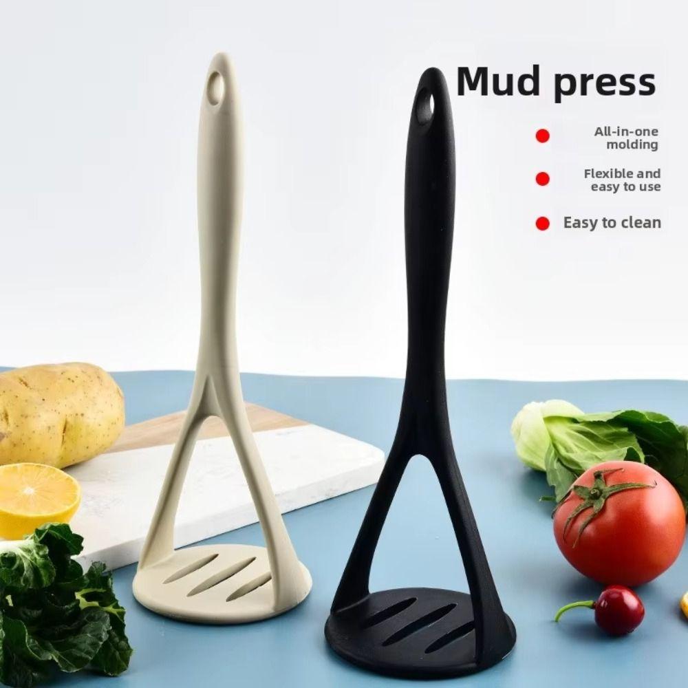 Food Grade Silicone Potato Masher Nonstick Fruit Ricer Safe Vegetable Crusher  Puree Making