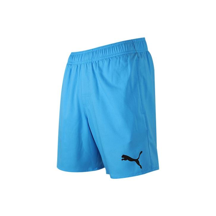 Puma Solid Color Beach Shorts Sports Casual Five-Point Shorts Men shorts Sky-Blue 701219945-011