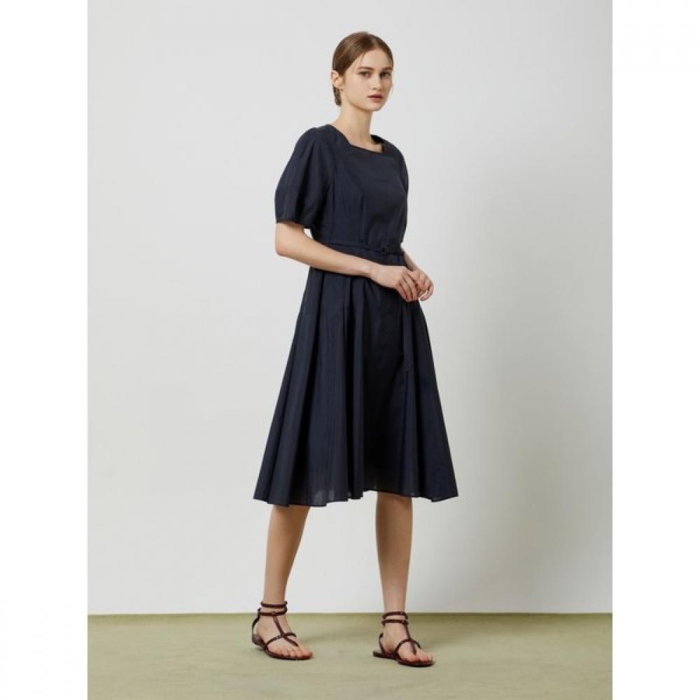 Cc Collect Volume Sleeve Square Neck Dress C252mse137