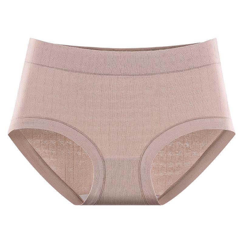 Ladies Spring and Summer Soft Jacquard Cotton Comfortable Non-hip Stretch Briefs